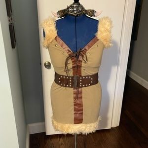 Viking Couples Halloween Costume Cosplay Set